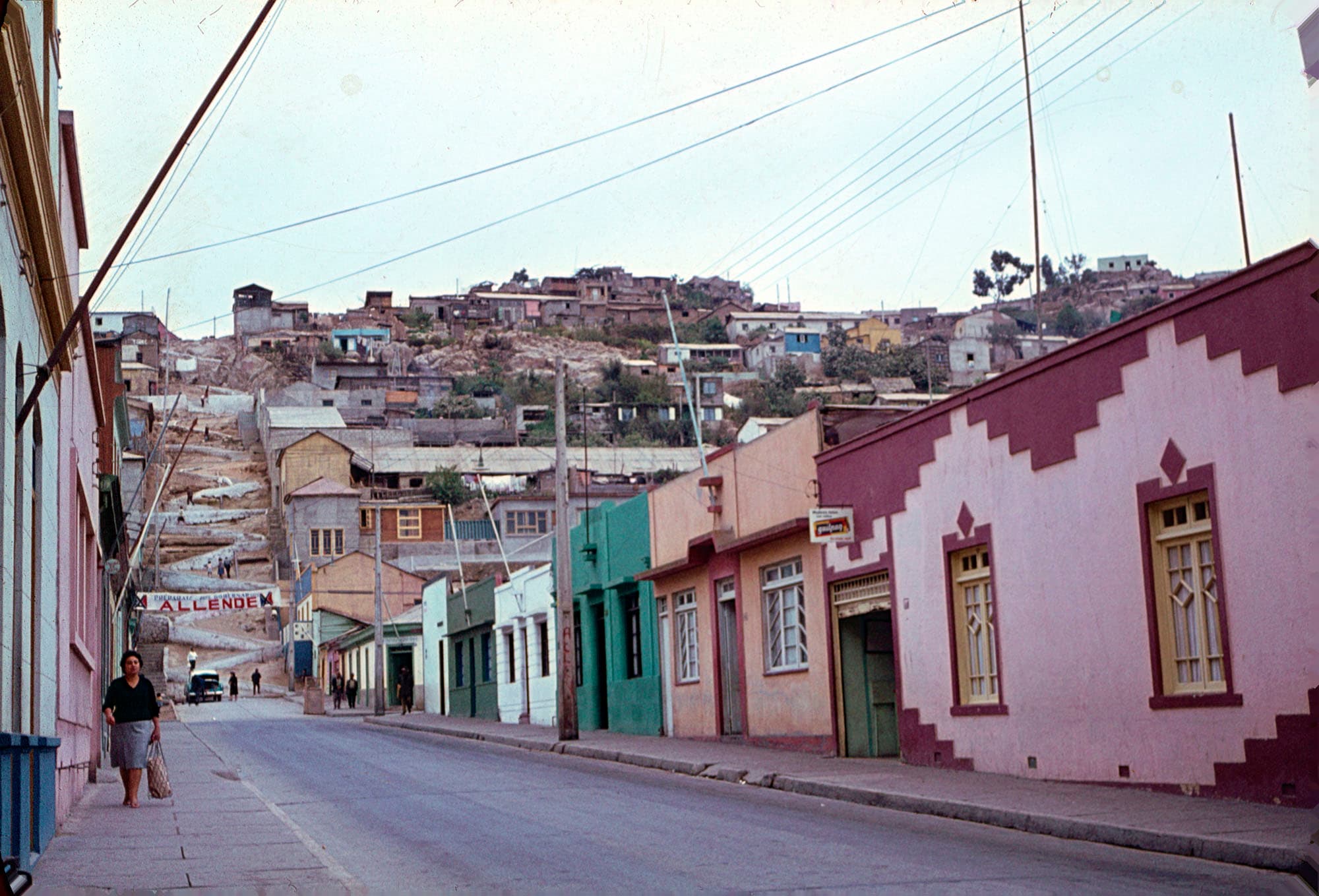 Calle en Coquimbo, ca. 1964