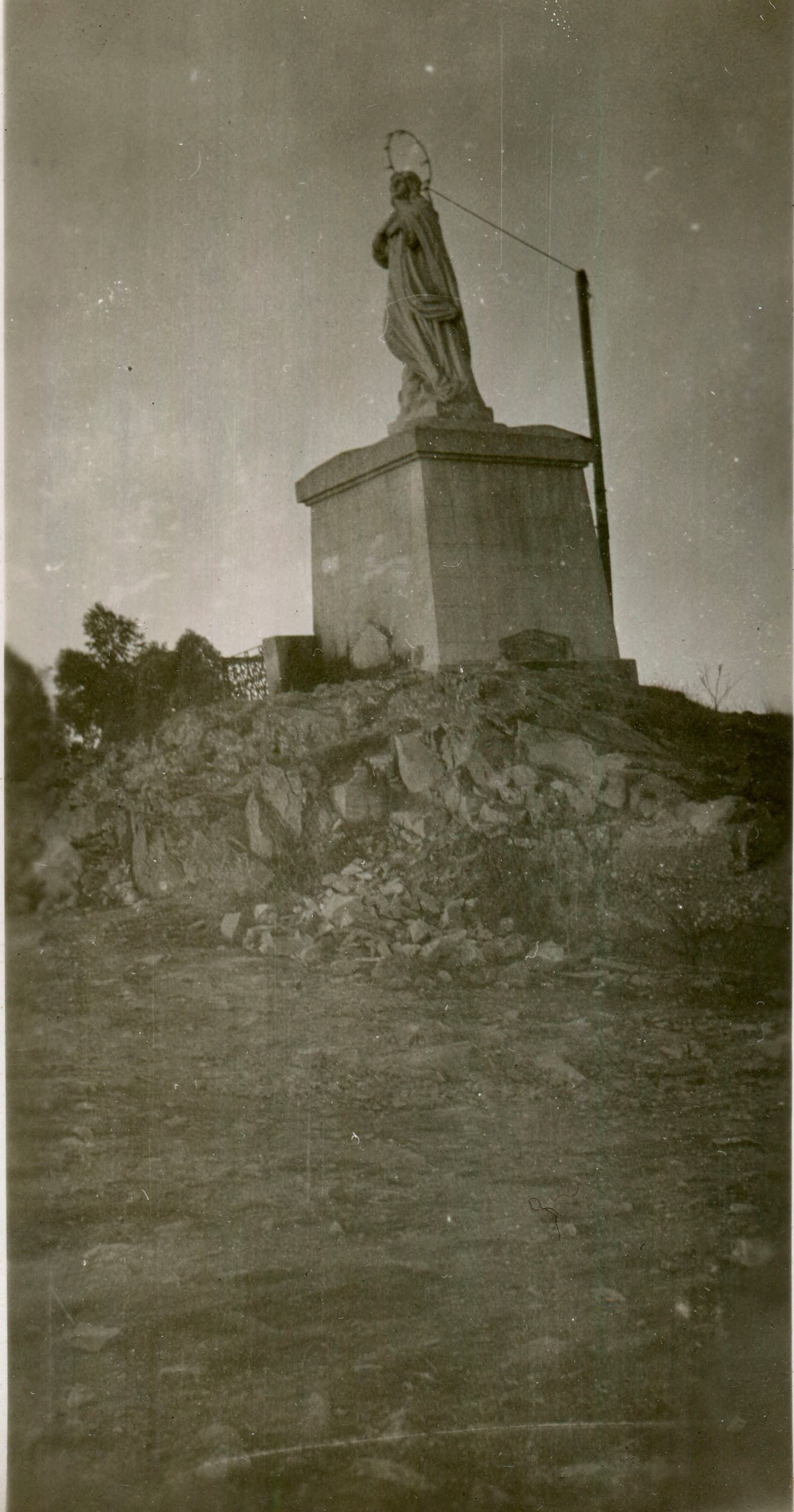 Virgen del Cerro Condell, Curicó, ca. 1950