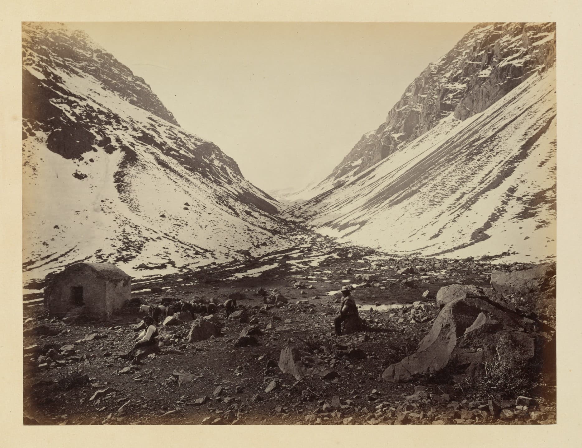 Montañas en Machalí, 1868