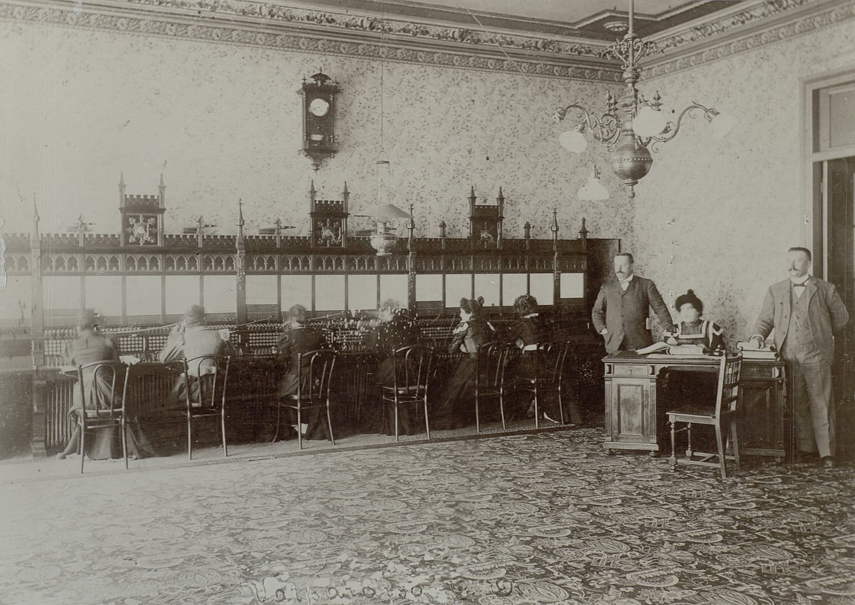 Estación telefónica de Valparaíso, 1897