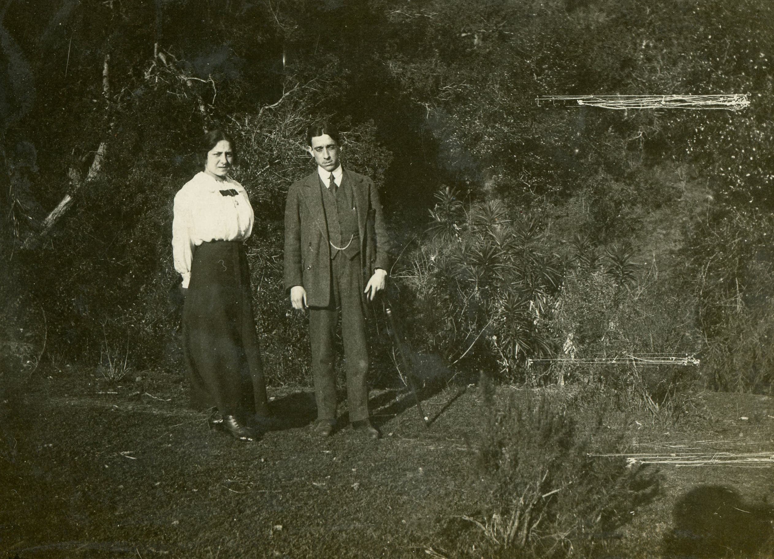 Pareja en Limache, Agosto 1915