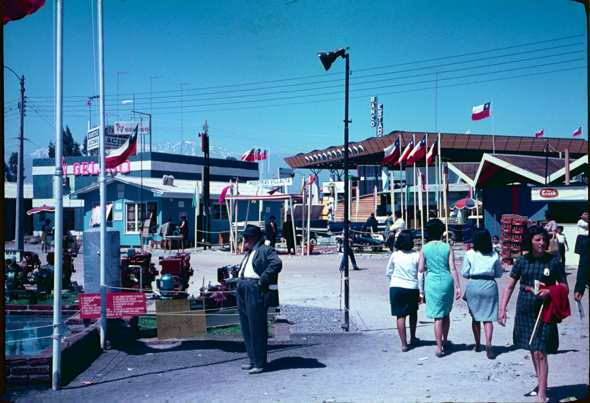 Feria Industrial en Santiago, ca. 1964