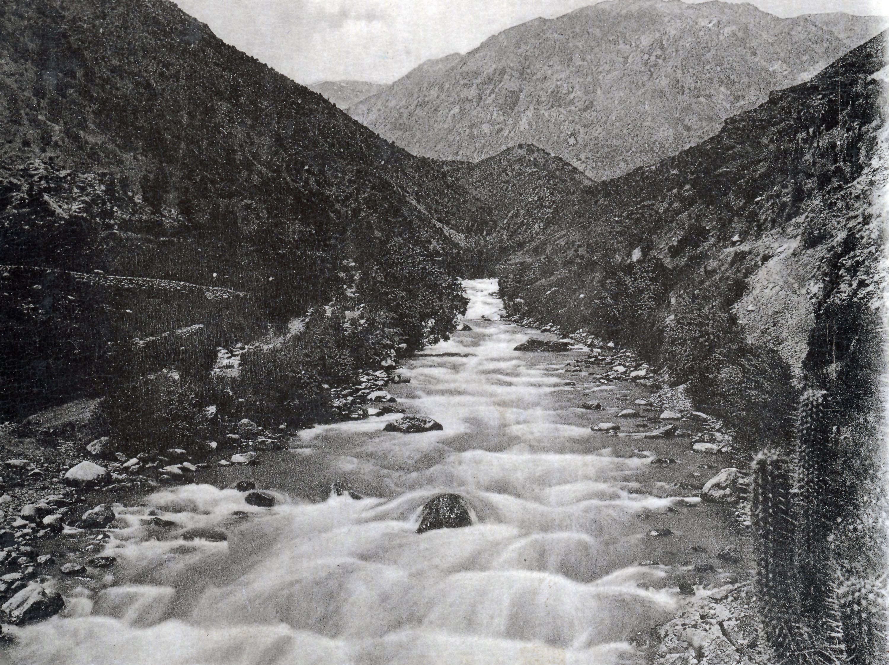 Río Colorado, Los Andes, ca. 1910