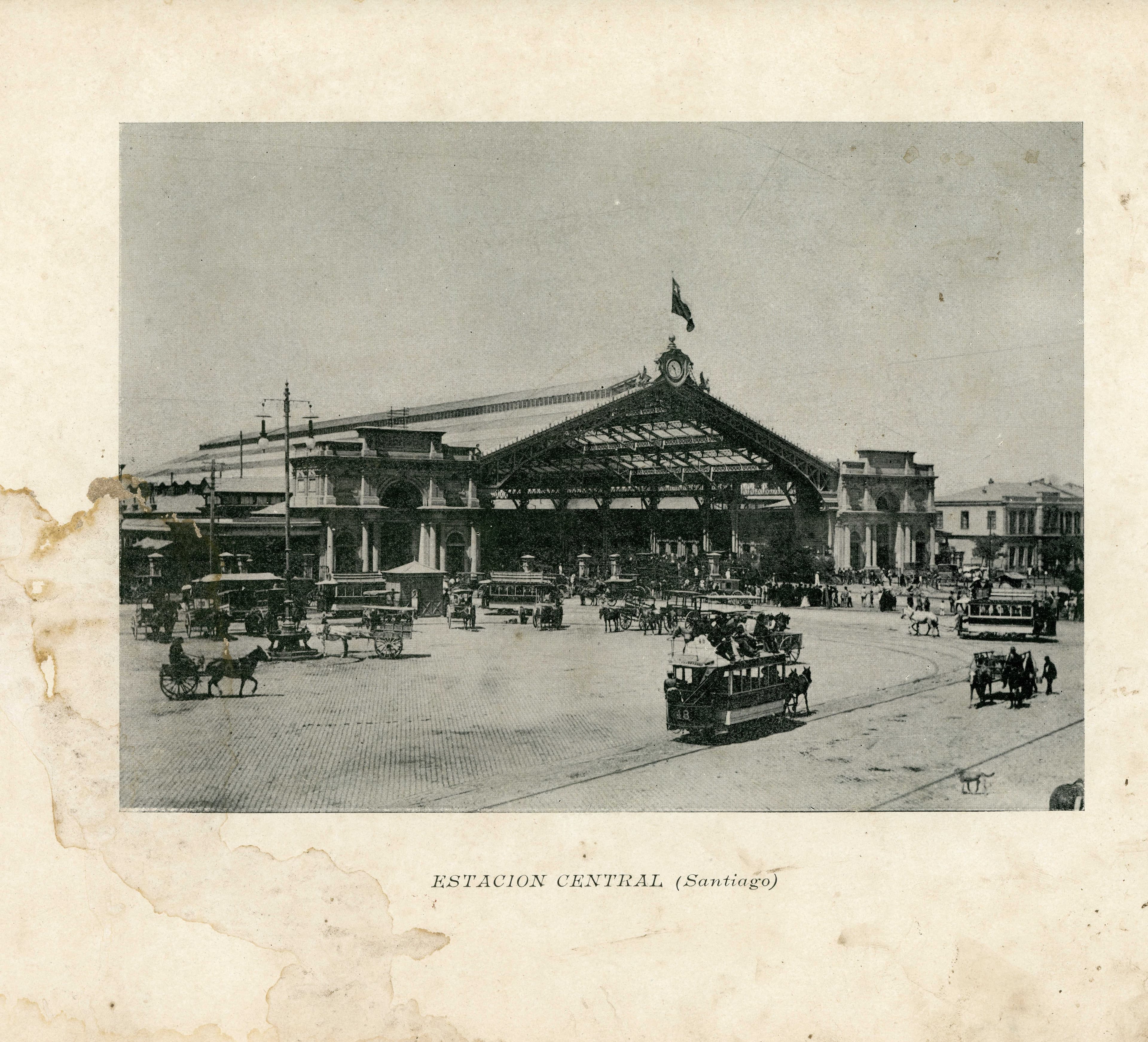 Estación Central de Santiago, 1890