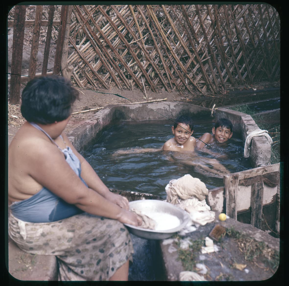 Llegada del agua, Pica, Región de Tarapacá, 1950 - 1965