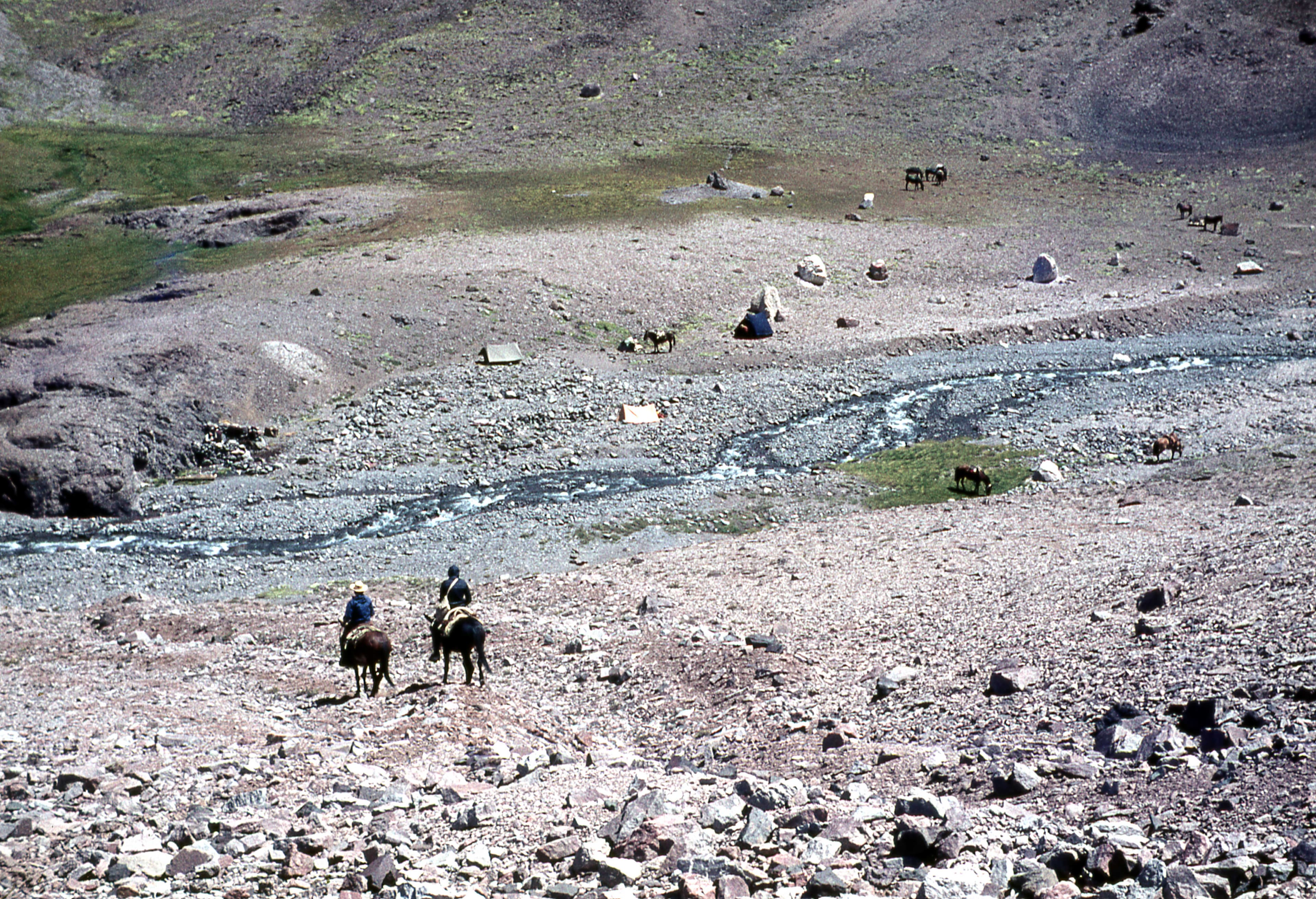 Bajando, Camping El Cepo, 1978