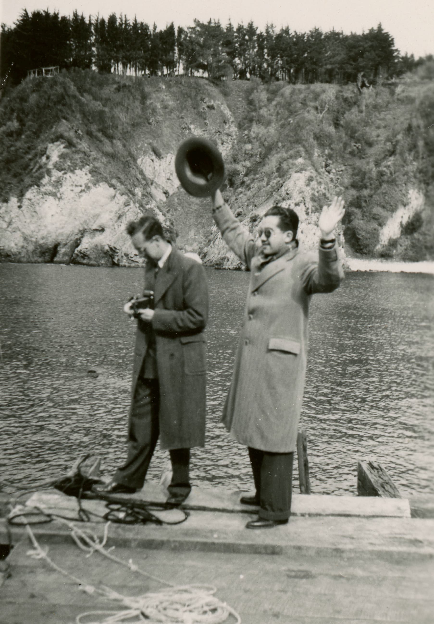 Embarcadero en Petrohué, Todos Los Santos, 1949