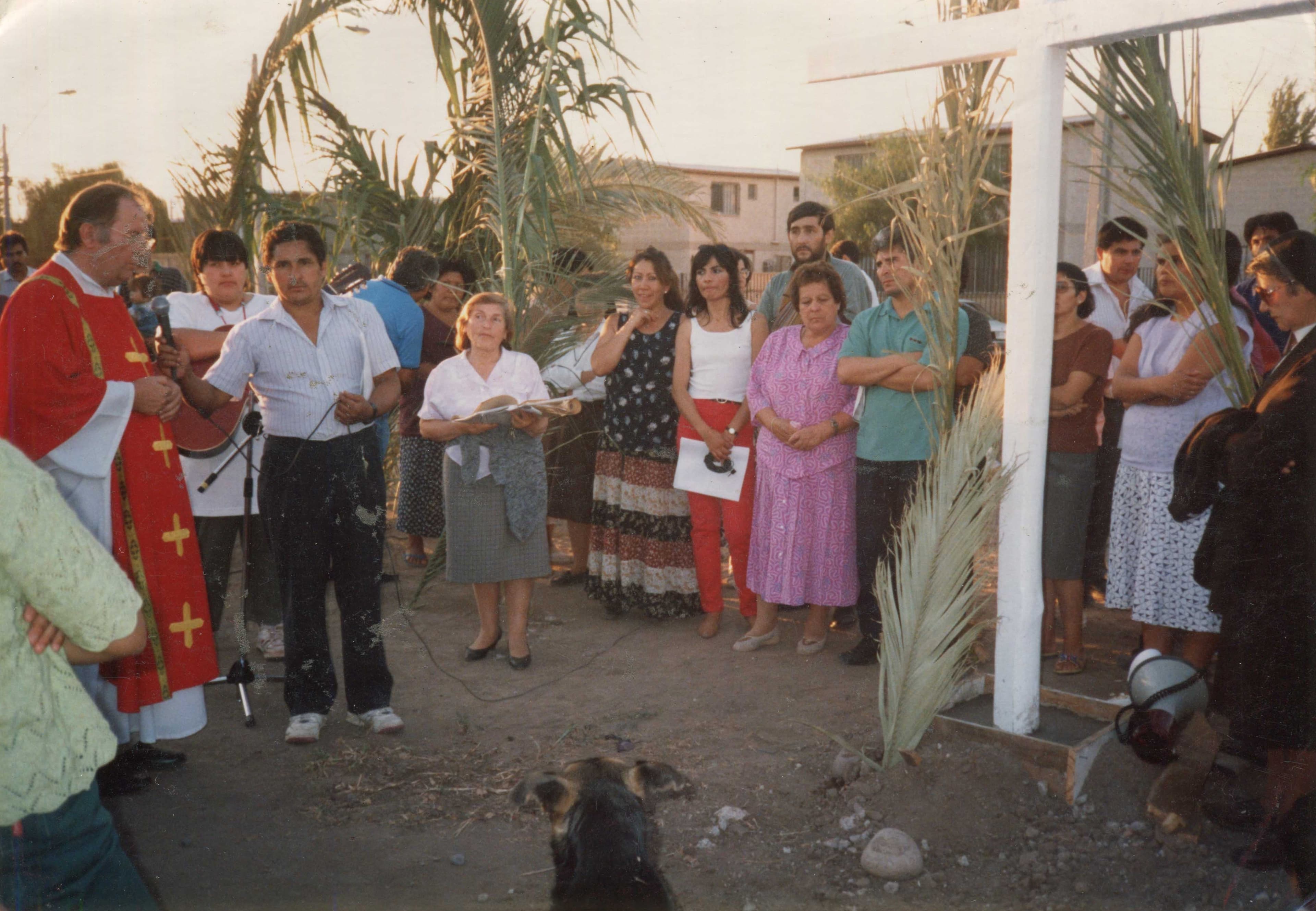 Misa en la Cruz de Quilicura, 1997