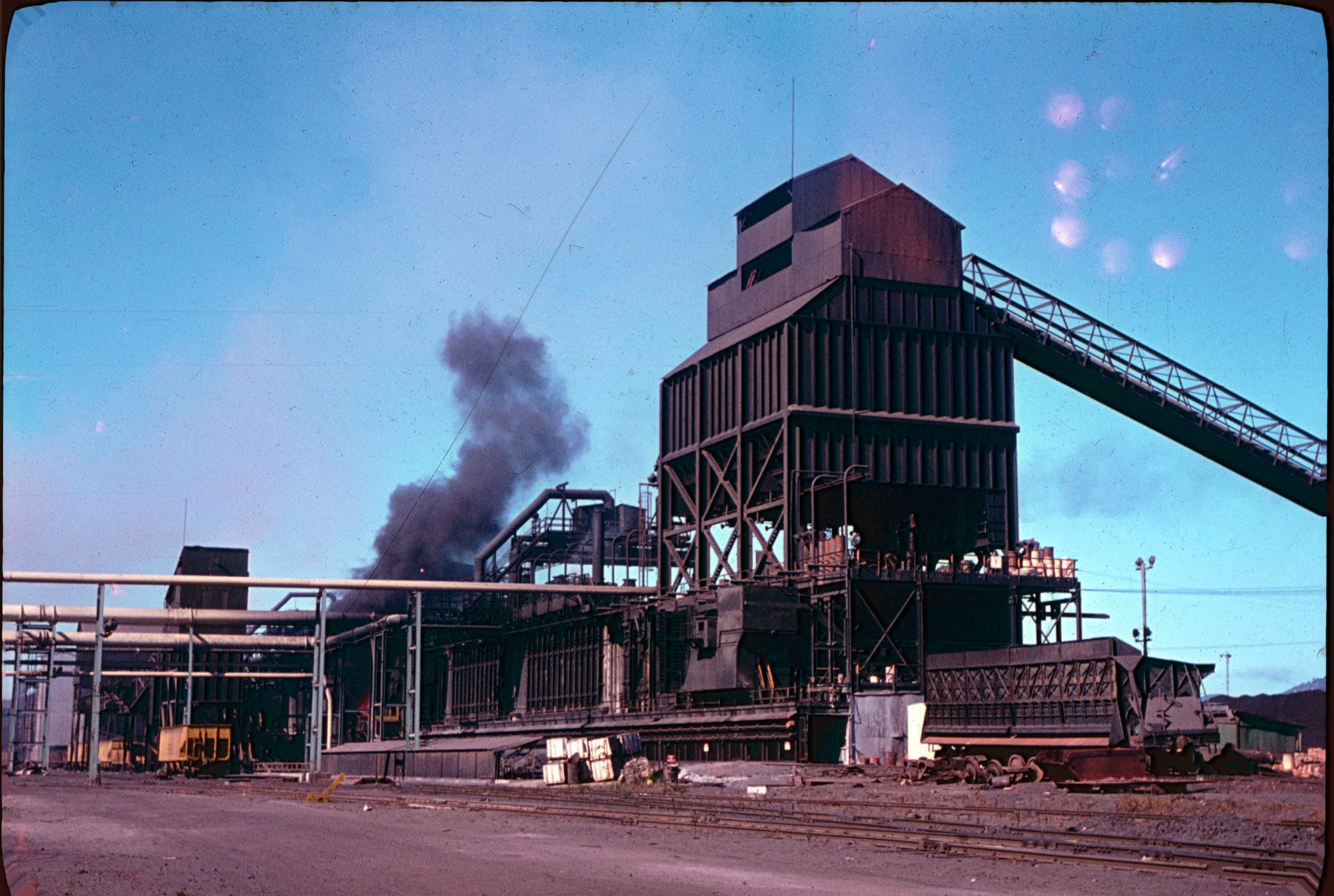 Panorámica de la Siderúrgica Huachipato, ca. 1964