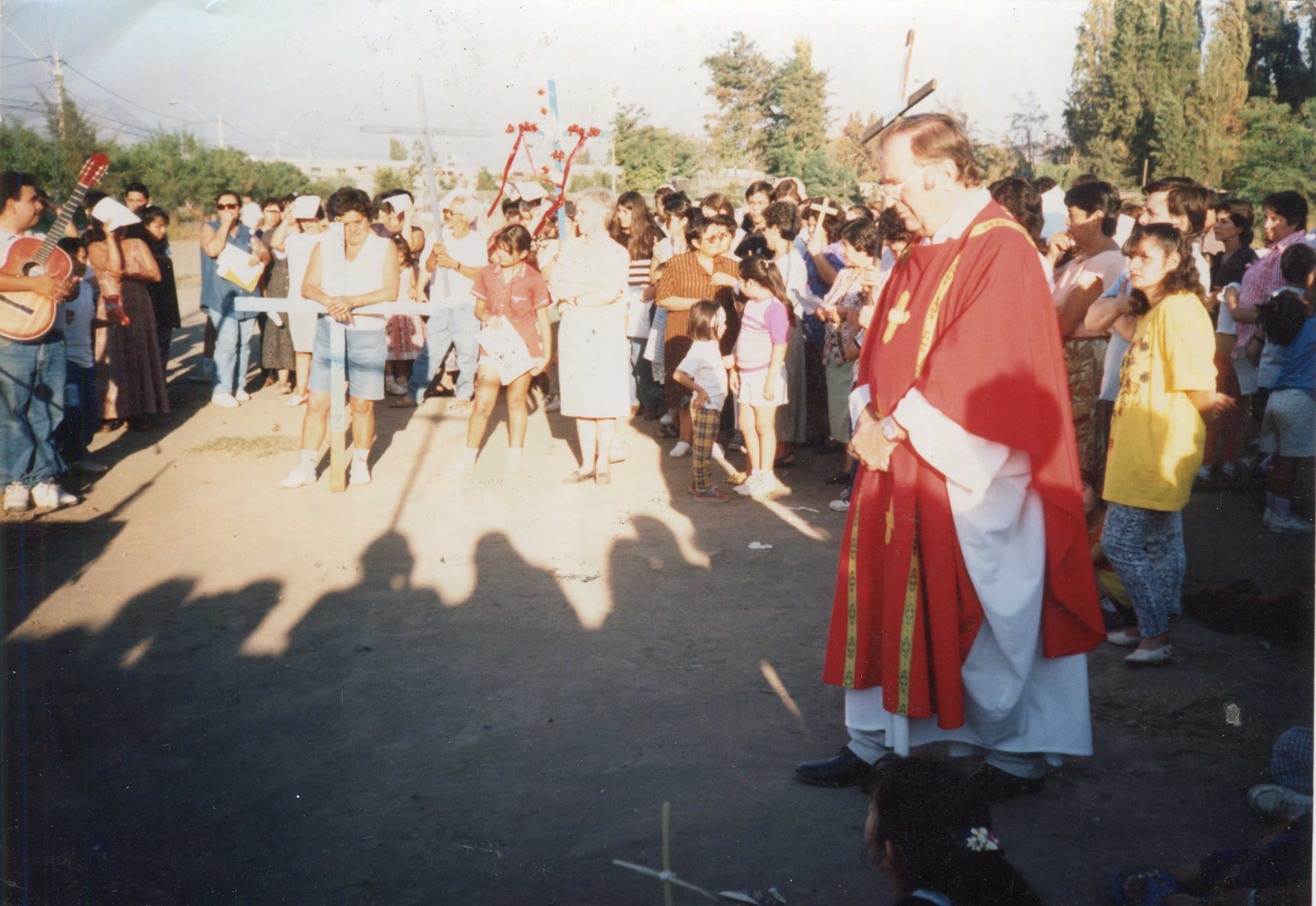 Primera Misa en la Cruz, Quilicura, 1996