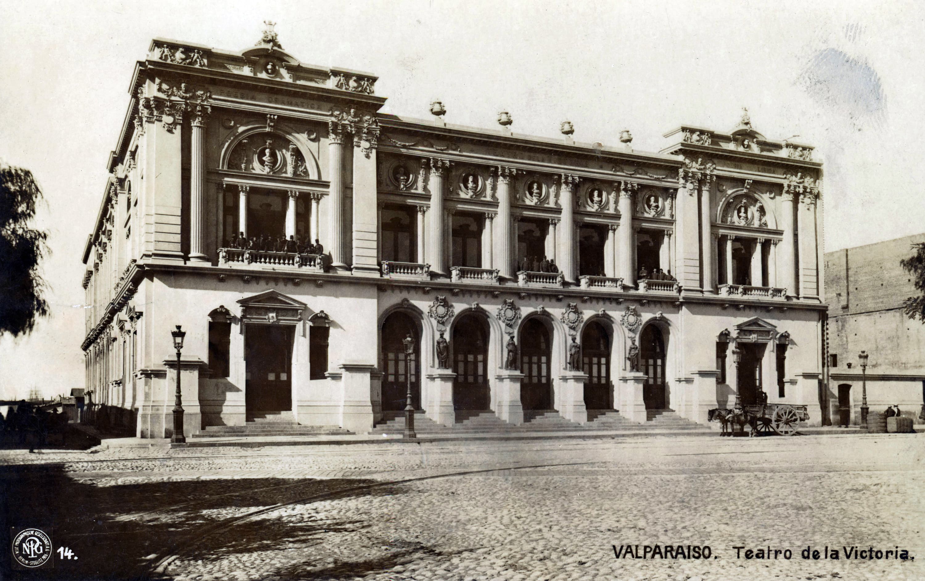 Segundo Teatro Victoria de Valparaíso, ca. 1906