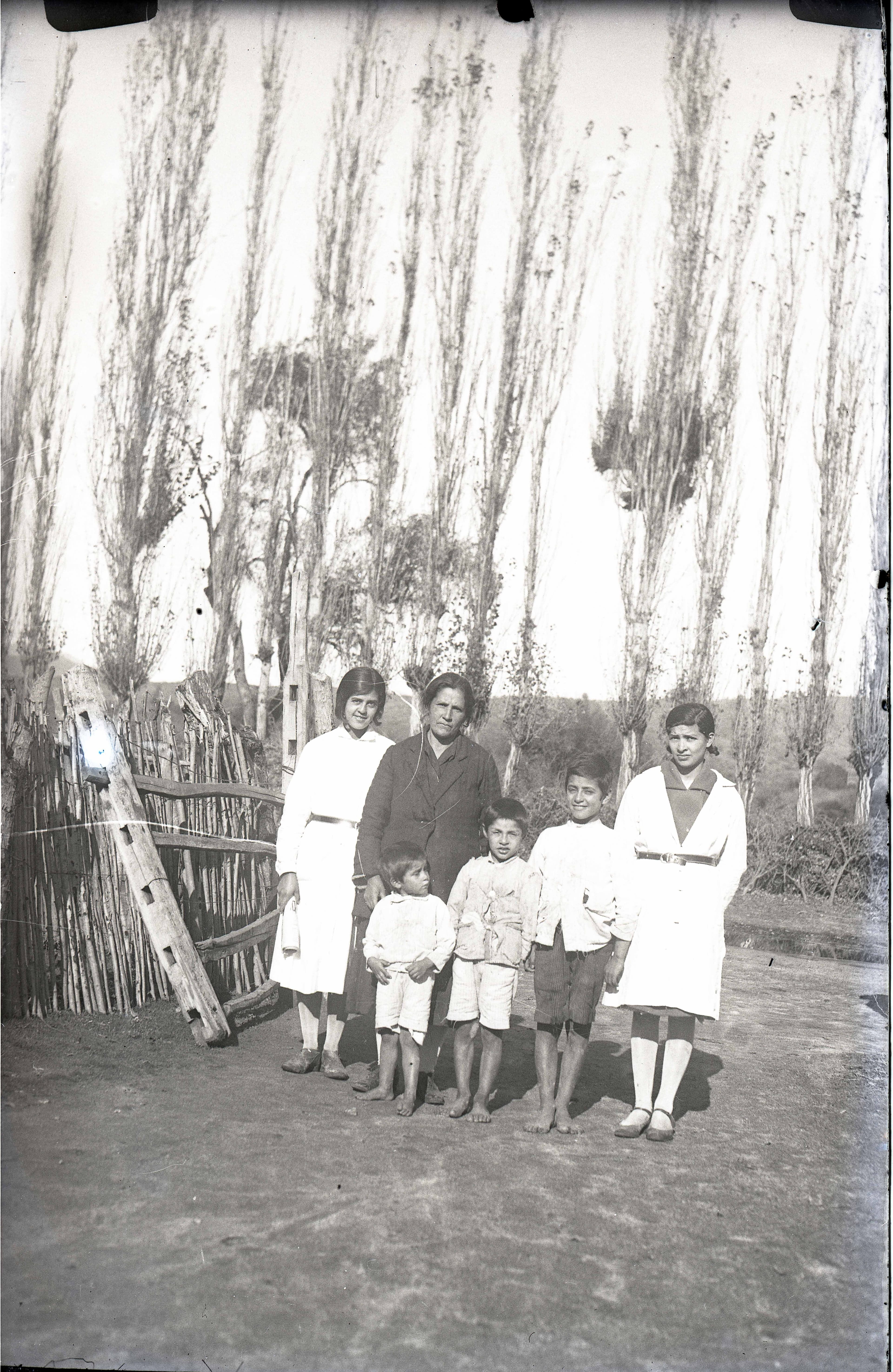 Familia en zona rural, 1920
