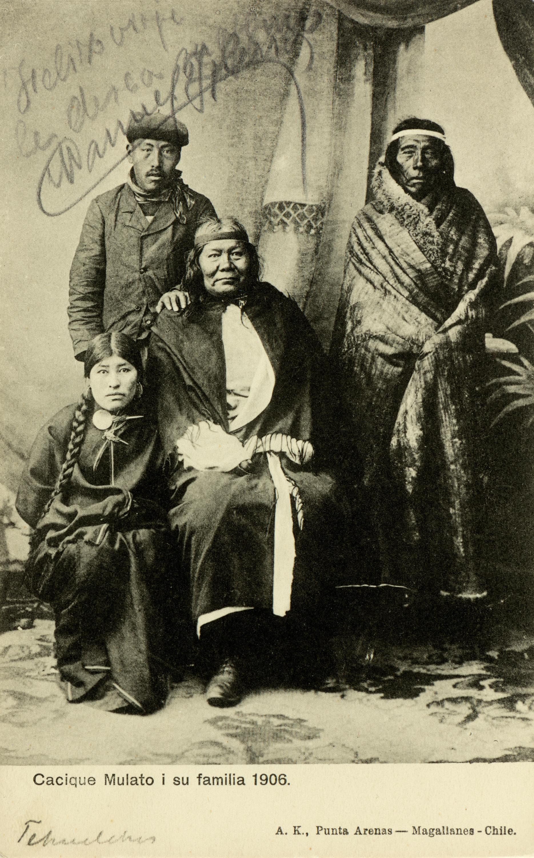 Familia Tehuelche, Punta Arenas, 1906