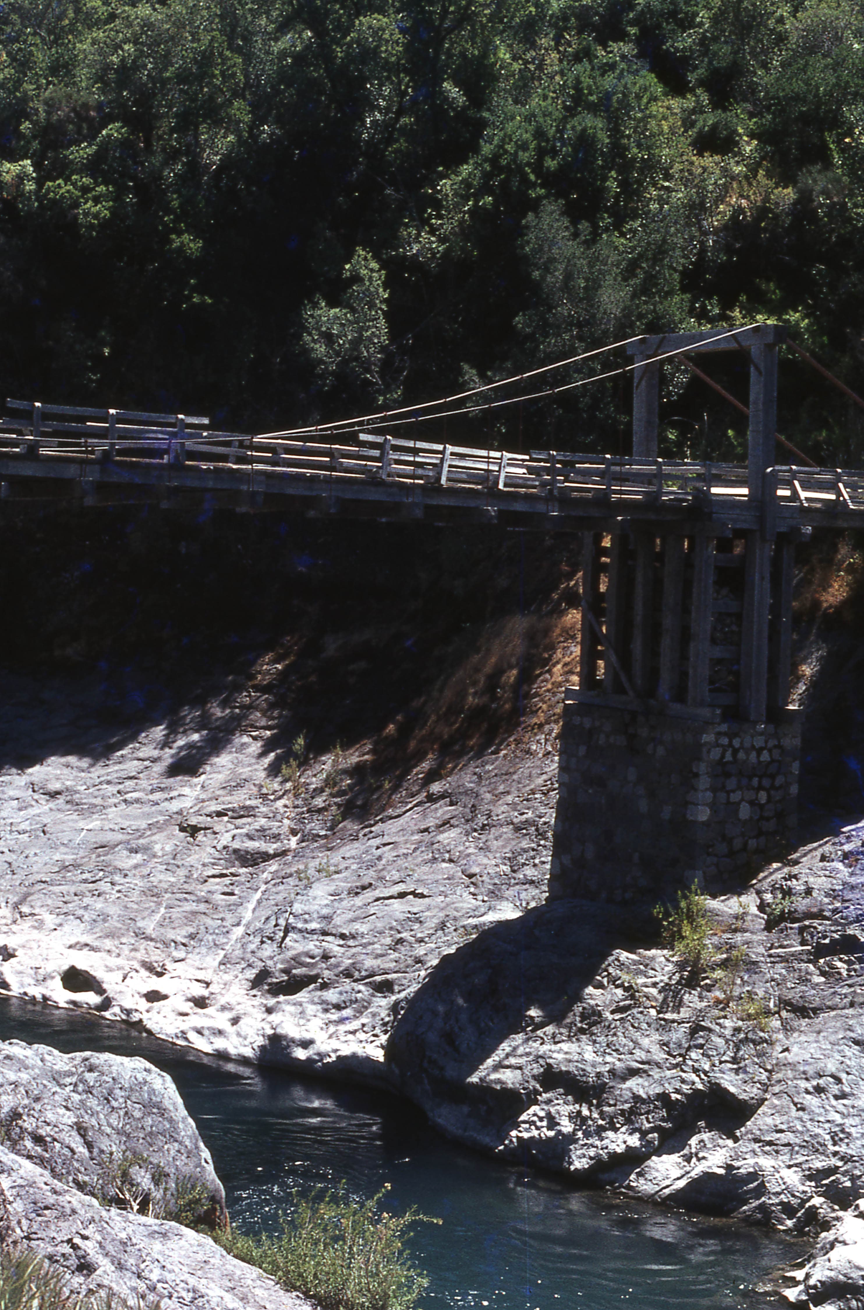 Puente sobre el Río Longaví circa. 1978